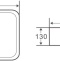 Раковина накладная BelBagno 50х39 белый  BB1304 - 2