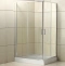 Душевой уголок BelBagno Uno 120х90 стекло прозрачное  UNO-195-AH-2-100/90-C-Cr - 0