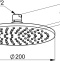 Верхний душ Kludi A-QAs  6432005-00 - 2
