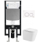 Комплект Weltwasser AMBERG 497 + SALZBACH 004 GL-WT + AMBERG RD-WT  10000006666 - 0