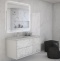 BELLAGIO Шкафчик подвесной совместимый с базой под раковину 54717 Bianco opaco  35x46x48 - 11