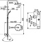 Душевая стойка Ideal Standard IdealRain  B1098AA - 6