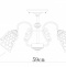 Люстра на штанге Arte Lamp Nicole A2702PL-5AB - 1