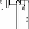 Полотенцедержатель Ideal Standard IOM черный матовый A9130XG - 1