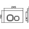 Комплект Weltwasser AMBERG 497 + GELBACH 004 MT-GR + AMBERG RD-WT  10000006614 - 6