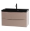 Тумба с раковиной Belbagno Marino 80 бежевый матовый - 4