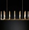 Подвесная люстра Imperiumloft Rh Canelle Linear Chandelier 12 Modern Brass 40.1549 - 0