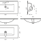 Мебельная раковина Sanita luxe Quadro 90 QDR90SLWB01 - 7