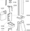 Сливной механизм AlcaPlast   A08 - 3