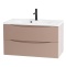 Тумба с раковиной Belbagno Marino 80 бежевый матовый - 3