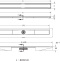 Душевой лоток Berges Wasserhaus B1 Antik 80 см 092026 - 9