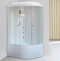 Душевая кабина Royal Bath BK 120x80 L профиль белый стекло матовое с гидромассажем RB8120BK3-WC-L - 1