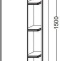 Шкаф-пенал Jacob Delafon Terrace  EB1179G-M61 - 1