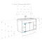 Тумба с раковиной Aquaton Флай 100 белый-светлое дерево 1A2375K0FAX10 - 8