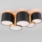 Потолочная люстра TK Lighting Mona 3447 Mona Black/Gold - 1