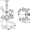Смеситель Cezares First FIRST-VD-03/24-Bi для ванны с душем - 1