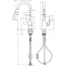 Кухонный смеситель однорычажный, 220, с вытяжным душем, 2jet Hansgrohe 71800000 - 2
