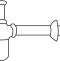 Сифон для раковины Jacob Delafon E78286-CP - 0