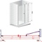 Душевая дверь Cezares ELENA 163 см  ELENA-W-B-11-90+80-C-Cr - 5