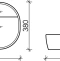 Раковина накладная Ceramica Nova Element 50х38 белая CN6036 - 4