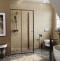 Душевой уголок Wasserkraft Dill 120x80 профиль черный матовый стекло прозрачное 61S06 - 1