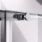 Душевая дверь в нишу Vincea Slim-N 110х195 профиль хром стекло прозрачное VDS-4SN110CL - 2
