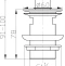 Донный клапан для раковины BelBagno золото BB-SAT-ORO - 2