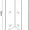 Душевая дверь в нишу Good Door Infinity SD-80-G-CH ИН00046 - 3