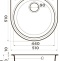 Мойка кухонная Omoikiri Akegata 51 черная 4993758 - 2