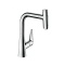 Кухонный смеситель однорычажный, 220, с вытяжным душем, 2jet, sBox Hansgrohe 73868000 - 0