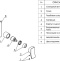 Смеситель Wasserkraft Aller 10651 С ВНУТРЕННЕЙ ЧАСТЬЮ, для душа - 2