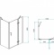 Душевой уголок RGW Passage PA-77B R 100x120 профиль черный стекло прозрачное 41087702-084R - 2