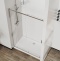 Душевая дверь в нишу Vincea City 120х195 профиль хром стекло прозрачное  VDS-5CT120CL - 3