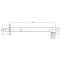 Кронштейн для верхнего душа RGW Shower Panels SP-121B черный 21140421-04 - 1