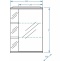 Зеркало-шкаф Stella Polar Концепт Нелея 50 R с подсветкой белый SP-00000035 - 3