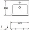 Мебельная раковина BelBagno Torino 60 TOR-600-CB-LVB - 2