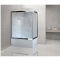 Душевая кабина Royal Bath BP 100х80 L профиль хром стекло матовое с гидромассажем RB8100BP2-M-CH-L - 1