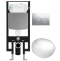 Комплект Weltwasser AMBERG 497 + JECKENBACH 004 GL-WT + AMBERG RD-MT CR  10000006625 - 0
