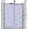 Душевая дверь в нишу Good Door Galaxy WTW-140-C-CH ГЛ00010 - 4