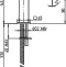 Смеситель для раковины Paini Dax-R 84CR205RSKM - 1