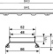 Решетка TECE TECEdrainline Plate II 6 009 72 90 см под плитку 600972 - 3