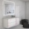 BELLAGIO Шкафчик подвесной совместимый с базой под раковину 54717 Bianco opaco  35x46x48 - 7