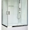 Душевая кабина Royal Bath 100x80 R стекло прозрачное задняя стенка белая RB8100BP5-WT-CH-R - 0