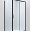 Душевой уголок ABBER Schwarzer Diamant 100х100 профиль черный  AG30100B-S100B-S100B - 2