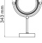 Косметическое зеркало Wasserkraft K-1005 с подсветкой - 2