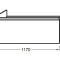 Тумба под раковину Jacob Delafon  117 см  EB887-N14 - 1