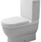 Чаша для напольного унитаза Duravit Starck 3 белый, без сиденья  0128090000 - 1