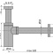 Сифон для раковины AlcaPlast А400 Desing Antic A400ANTIC - 3