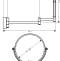 Косметическое зеркало Hansgrohe AddStoris шлифованная бронза 41791140 - 1