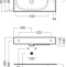 Подвесная раковина Hatria Area  Y0W901 - 4